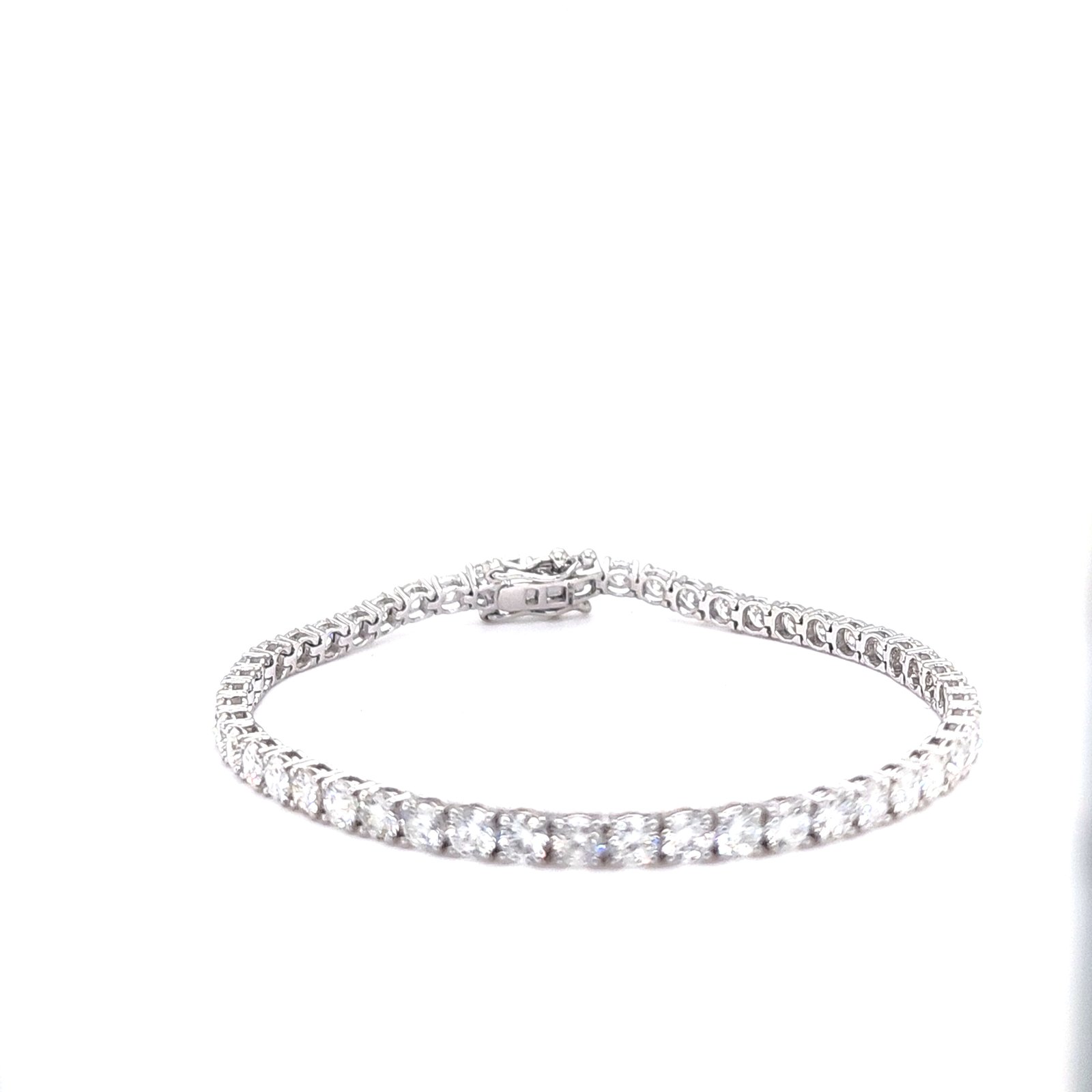 LG - 14K 7.00CT D-BRACELET LDS RDS NON-CERTIFIED SIZE 7 INCHES